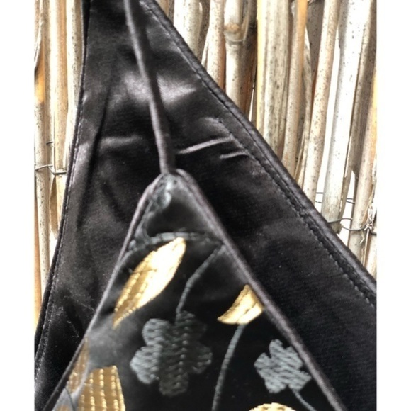 New Brocade Asian Spaghetti Strap Shift Tank Dress - Picture 3 of 3